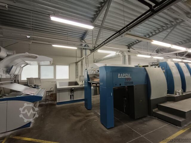 Offset printing press KBA RAPIDA 106-SIS-8 SW4 FAPC