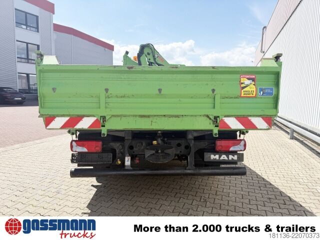 Camión volquete MAN TGL 12.220 4X2 BB, EEV, Kran Hiab 088 BS-2 CL