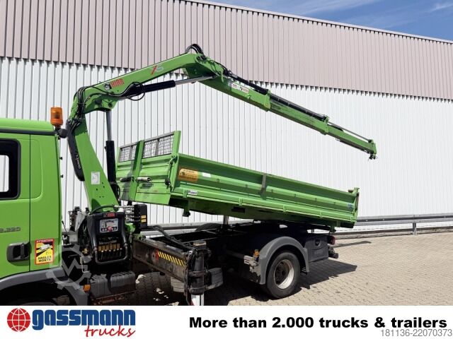 Camión volquete MAN TGL 12.220 4X2 BB, EEV, Kran Hiab 088 BS-2 CL