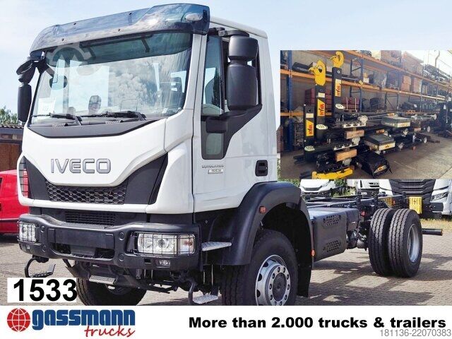 รถบรรทุกขนถ่ายตู้คอนเทนเนอร์แบบตะขอ (roll-off) Iveco EuroCargo ML150E32W 4x4