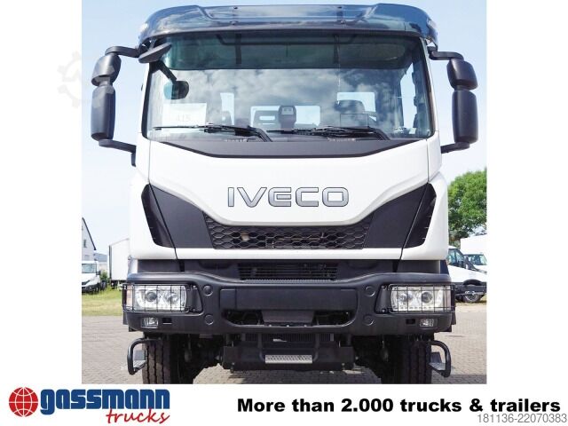 รถบรรทุกขนถ่ายตู้คอนเทนเนอร์แบบตะขอ (roll-off) Iveco EuroCargo ML150E32W 4x4