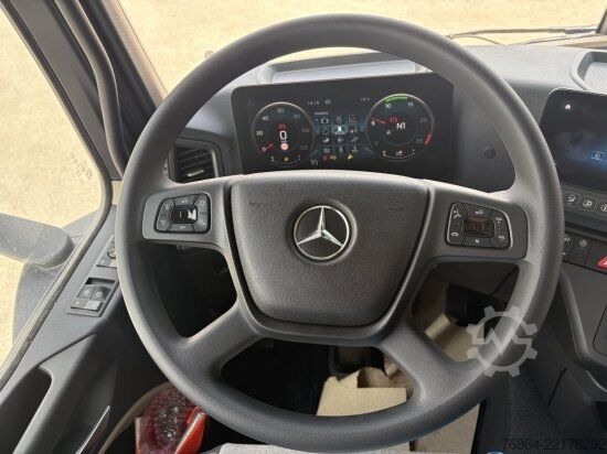 Autocarro ribaltabile MERCEDES-BENZ ACTROS 2551 6X2, PALFINGER-ABROLLKIPPER MIT SCHROTTKRAN,  LENK-LIFTACHSE, EURO 6