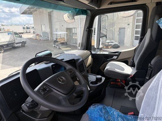 Autocarro ribaltabile MERCEDES-BENZ ACTROS 2551 6X2, PALFINGER-ABROLLKIPPER MIT SCHROTTKRAN,  LENK-LIFTACHSE, EURO 6