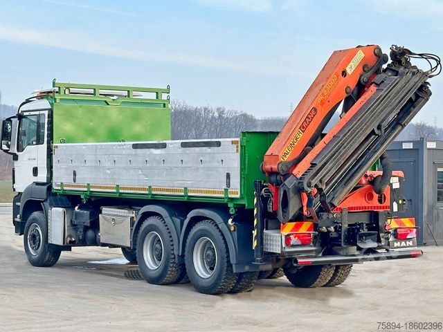 Γερανός τοποθετημένος σε φορτηγό MAN TGS 33.480*KIPPER 5,70m * PK 23002 + FUNK * 6x4