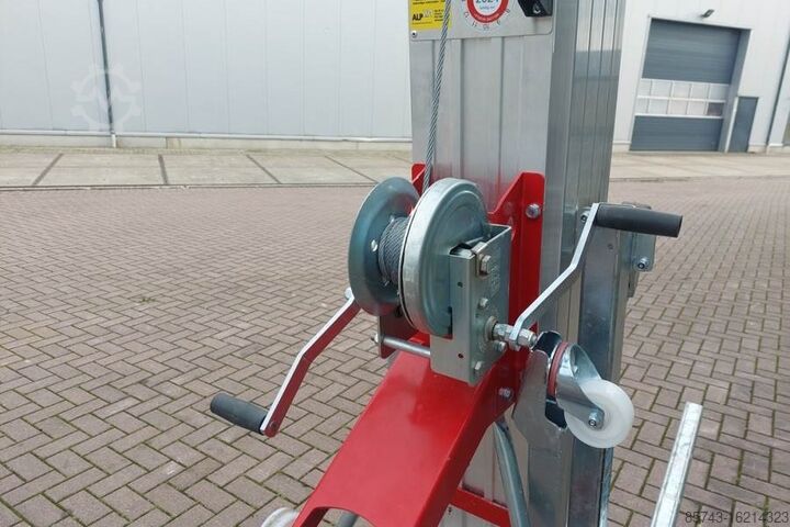 Plate-forme de travail télescopique articulée AlpLift Large 620 Material Lift, Valid inspection,