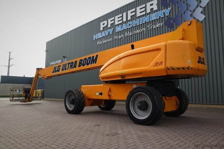 Telescopic boom lift JLG 1350SJP Diesel, 4x4x4 Drive 43.3m Working Height,