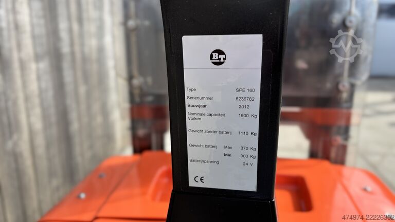 Manual stacker BT SPE 160