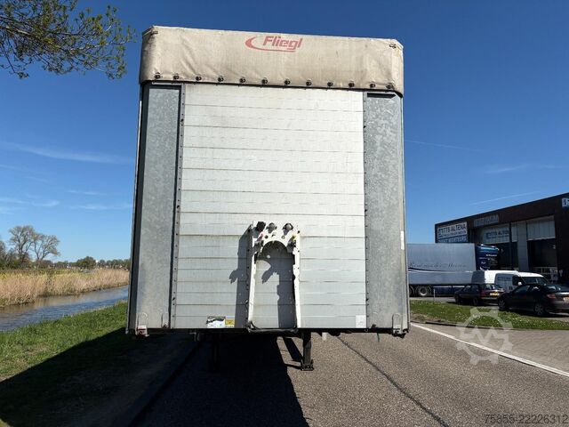 Curtain sided Fliegl SDS 350 Lift-Axle / BPW Disc / NEW APK-TÜV / NL...