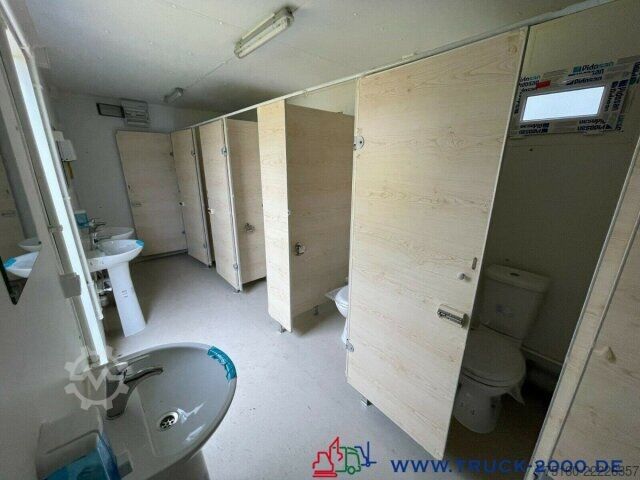 Reboque aberto com lona  Sanitär Toiletten Container NEU 6 Toiletten