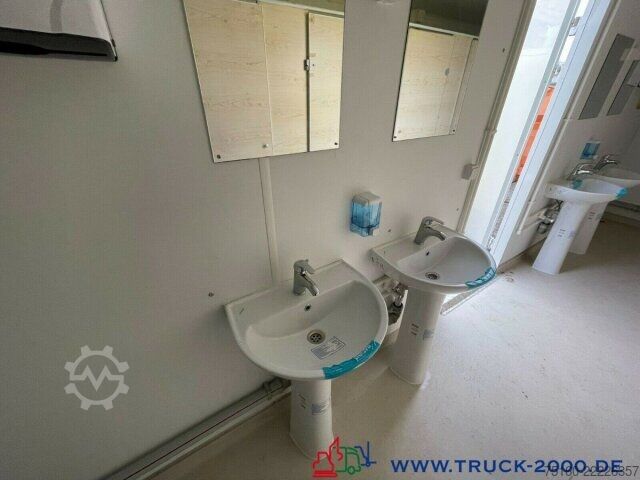 Reboque aberto com lona  Sanitär Toiletten Container NEU 6 Toiletten