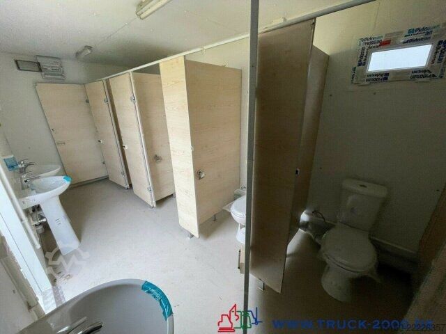 Reboque aberto com lona  Sanitär Toiletten Container NEU 6 Toiletten