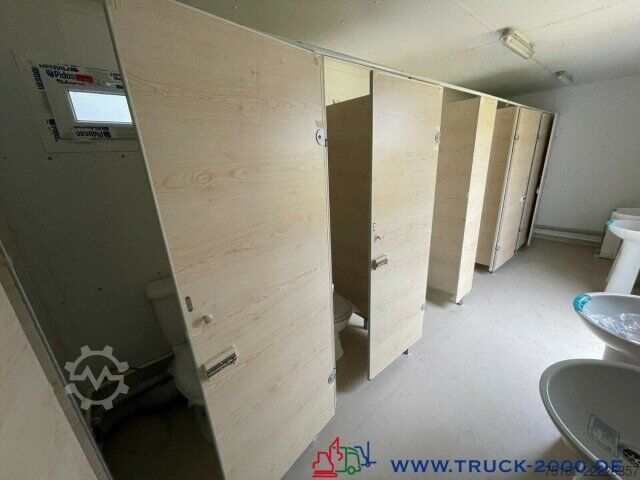 Reboque aberto com lona  Sanitär Toiletten Container NEU 6 Toiletten