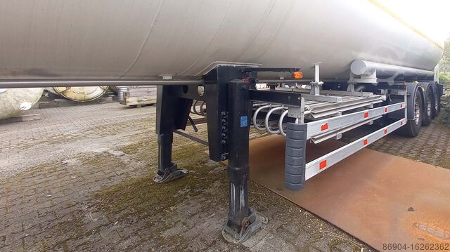 Tenkovske poluprikolice Cryocan LNG gas tank semi trailer for LNG, methane cryogenic