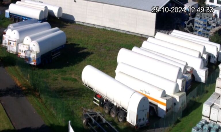 Tenkovske poluprikolice Cryocan LNG gas tank semi trailer for LNG, methane cryogenic
