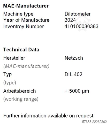 Karakterizacija materijala Netzsch Dilatometer DIL 402