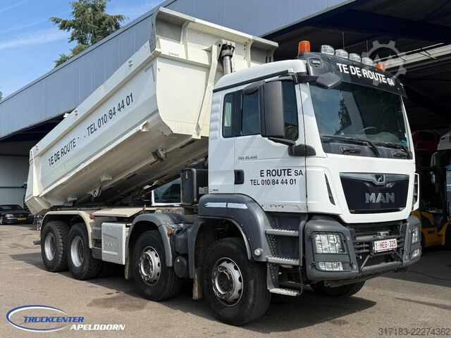 Kiper tovornjak MAN TGS 35.460 155000 km, 8x4 Steel springs, Meiller
