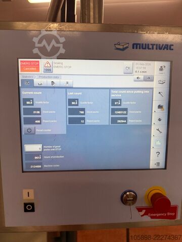 Linije za rezanje in pakiranje kuhane mesnine Weber and Multivac CCS405 and R535