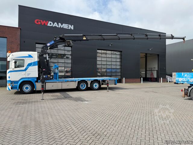 Tovornjak z žerjavom Scania R450 6x2 HMF 5020-K7+2 ,Winch Euro 6