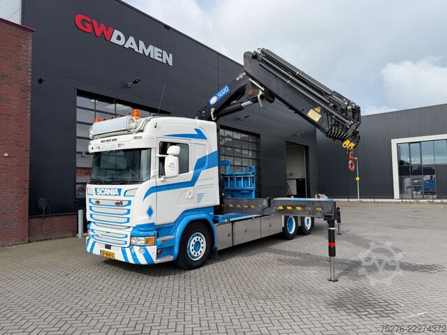Tovornjak z žerjavom Scania R450 6x2 HMF 5020-K7+2 ,Winch Euro 6