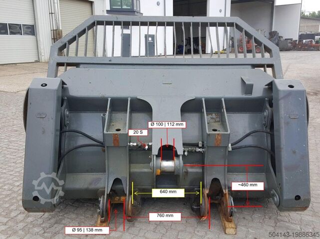 4-in-1 laadbak Liebherr Schaufel