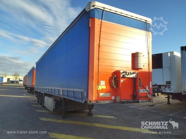 Åben sættevogn med presenning Schmitz Cargobull Semitrailer Curtainsider Standard Hayon