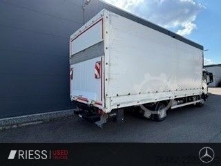 Flatbed truck with tarp MAN TGL 12.250 4x2 AHK