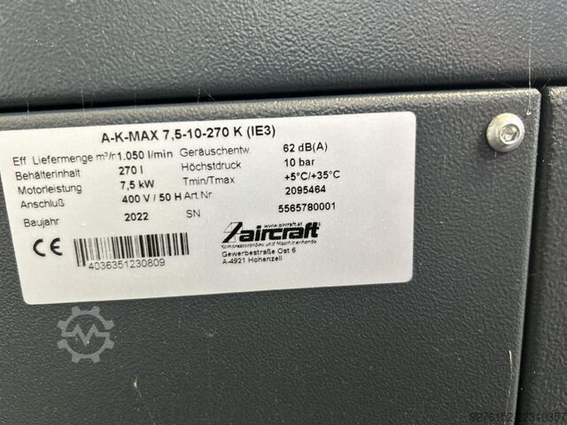 Compressor Aircraft A-K-MAX 7,5-10-270 K (IE3)