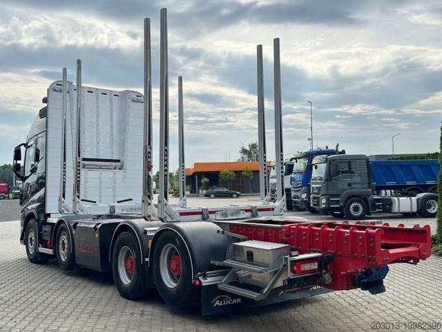 Kamion za prijevoz drva VOLVO FH16 750 8X4 Holztransport Alukar TOP!