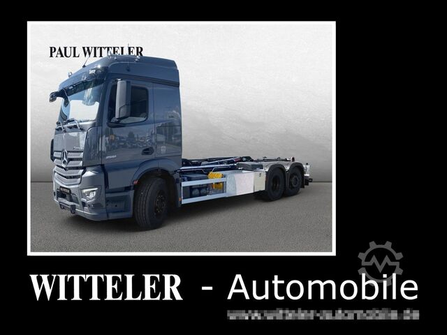 Контейнеровоз з гачком (рол-офф) MERCEDES-BENZ MB Actros 2551 L ENA ABROLLK./HIAB ULTIMA 21 S
