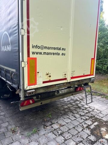 Open semitrailer with tarp FLIEGL CURTAINSIDER STANDARD