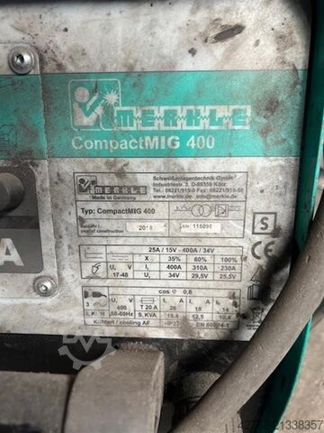 Óvirkt gas suðukerfi MERKLE CompactMIG 400