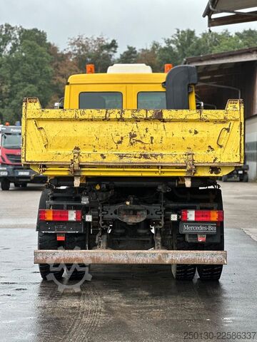Three-sided tipper truck MERCEDES-BENZ 1844 AK MEILLER DSK AHK ALLRAD