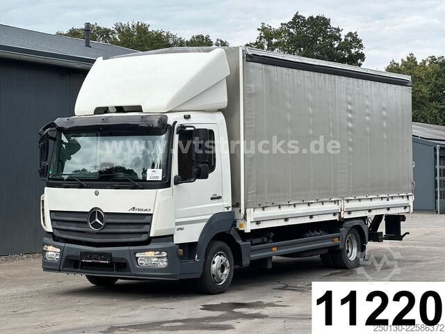 Furgon me perde anësore MERCEDES-BENZ Atego 816 4x2 Ladebordwand Bordwände