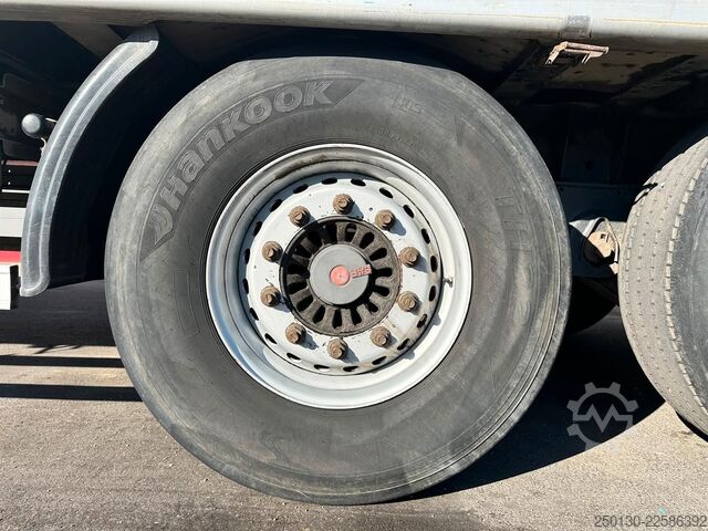 Semirremolque con piso móvil H&W HWDKSS38 Schubboden/Rollplane/Liftachse & NLA