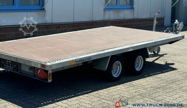 تریلر حمل خودرو Humbaur Imola Trailer 3.000Kg + Seilwinde 25m / 7 mm