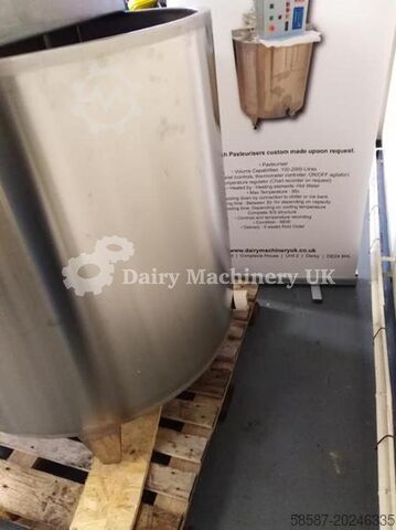 Ny batch-pasteurisator 300 liter Dairy Machinery UK BPT 300