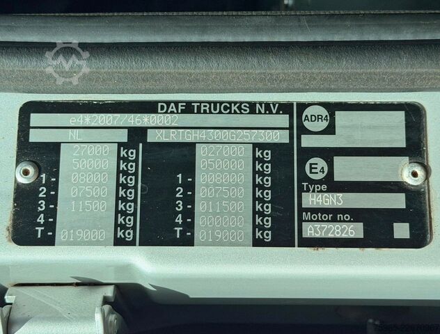 Standardni tegljač DAF XF 480 FTG SSC 6X2 TWINSTEER 808.00 KM PTO + HYD
