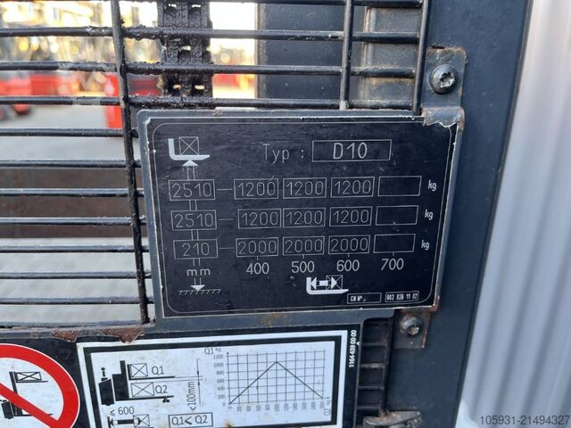 Penumpuk pejalan kaki Linde D10