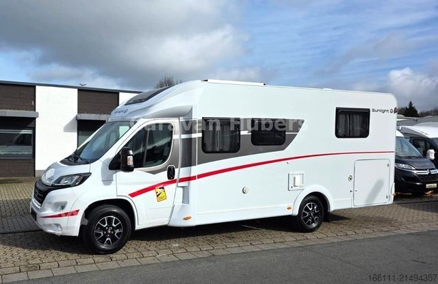 Camper semi-terintegrasi SUNLIGHT T 69LC - Queensbett - 1. Hand - Solar - Klima