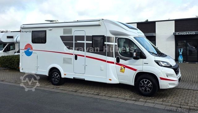 Camper semi-terintegrasi SUNLIGHT T 69LC - Queensbett - 1. Hand - Solar - Klima