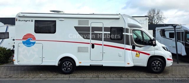 Camper semi-terintegrasi SUNLIGHT T 69LC - Queensbett - 1. Hand - Solar - Klima