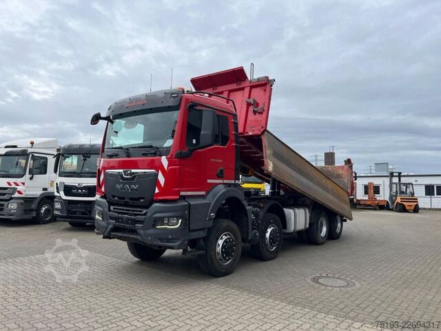 شاحنة قلابة MAN TG-S 35.470 8x6 4-Achs Kipper Meiller Bordmatik