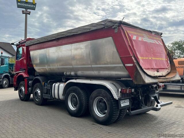شاحنة قلابة MERCEDES-BENZ Arocs 3245 K 4 Achs Muldenkipper Meiller Thermo