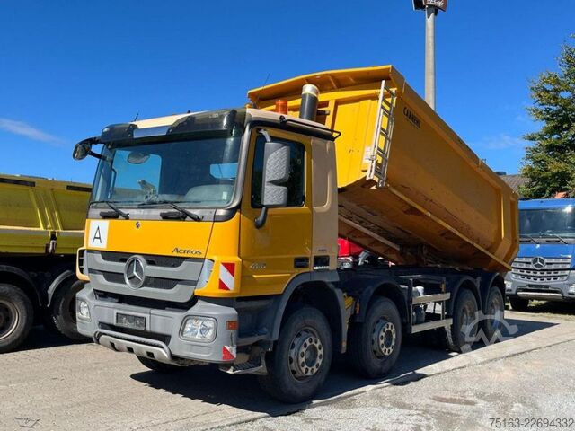 شاحنة قلابة MERCEDES-BENZ Actros 4141 K 8x4 4 Achs Muldenkipper Carnehl De