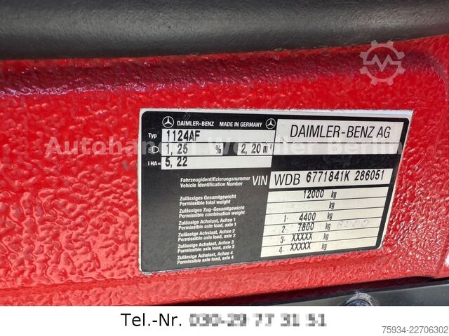 अन्य MERCEDES-BENZ 1124AF 4x4 Autm TLF 16/25 firefighter Tank 2340l