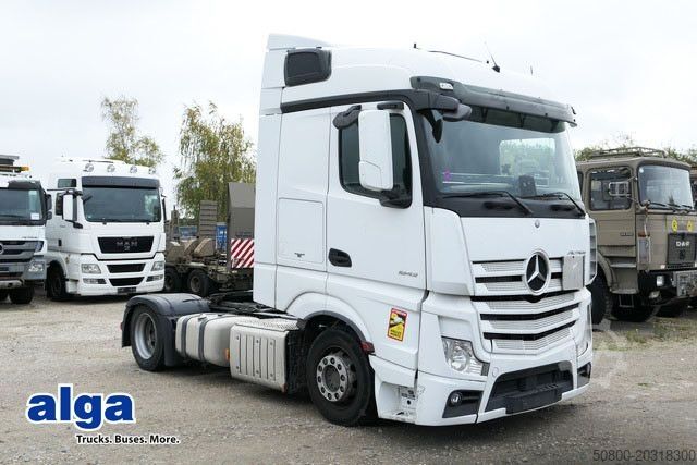 Lastebil for farlige materialer MERCEDES-BENZ 1843 Actros 4x2, Retarder, AC,2x Tank, Lowliner