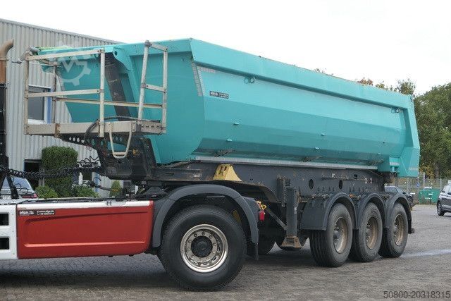 Semi-reboque basculante MEILLER MHPS 12/27 NOSS1, Stahl, 26m³, BPW, Luft-Lift