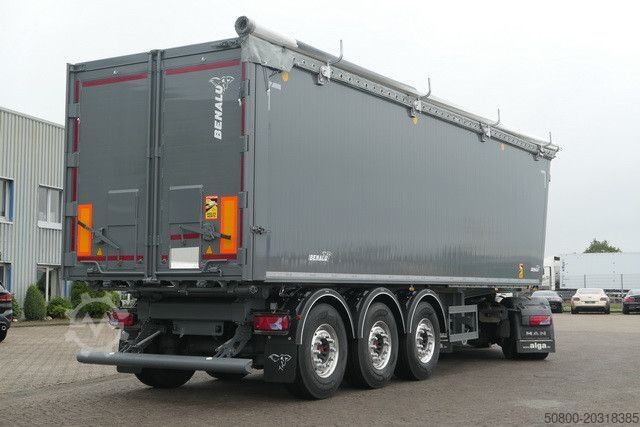 Tipper semitrailer BENALU Agriliner FL 9150, Alu, 51m³,Kombitür,Alu-Felgen