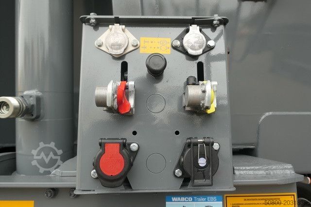 Tipper semitrailer BENALU Agriliner FL 9150, Alu, 51m³,Kombitür,Alu-Felgen