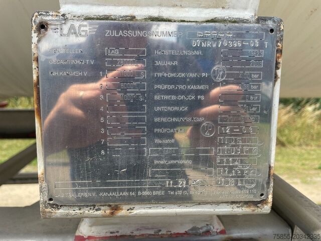 Tvertne LAG O-3-34TD H2O2 / 3 Kammer / 11- 6 - 11 = 28.000 ...